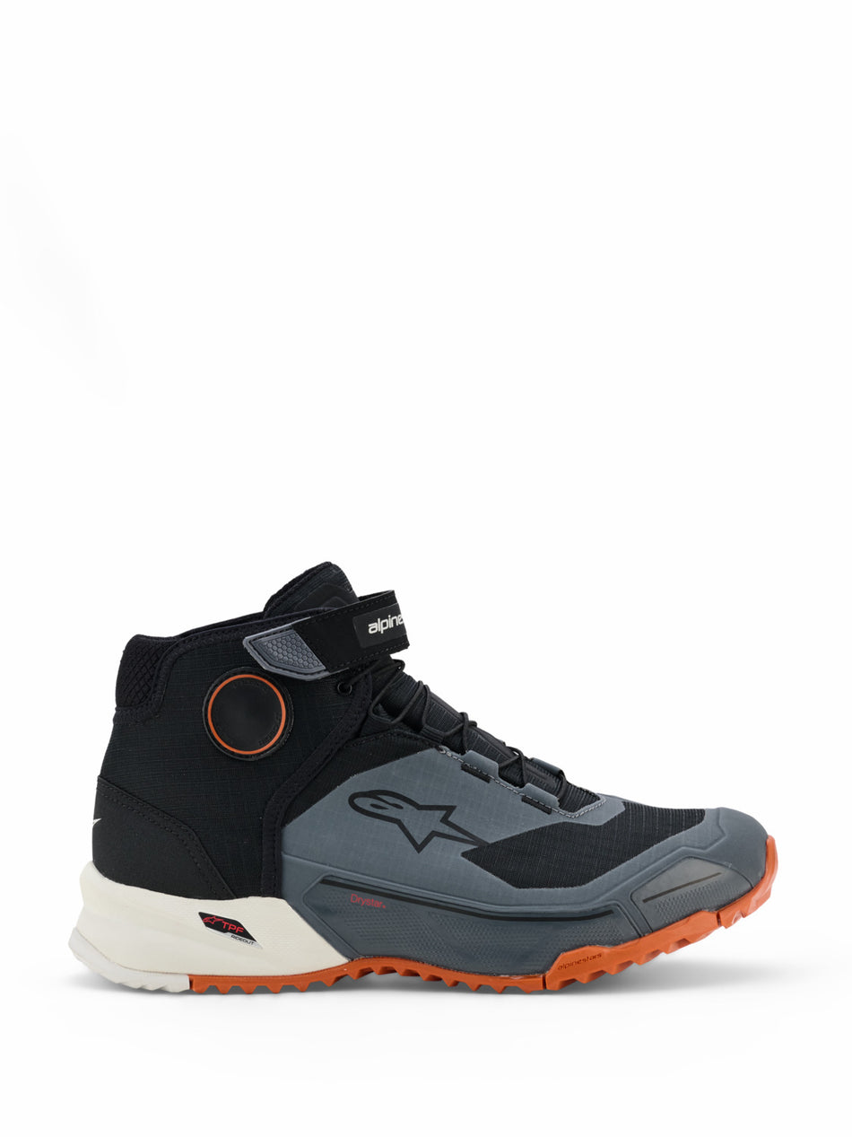 Boty Alpinestars CR-X Drystar černá/tmavě šedá/oranžová
