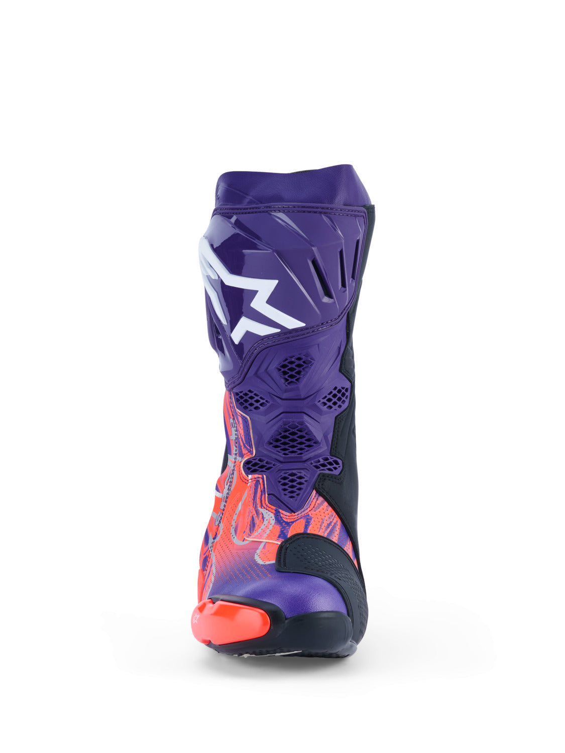 Boty Alpinestars Supertech R Vented Flyte limitovaná edice Jorge Martin fialová/červená/černá