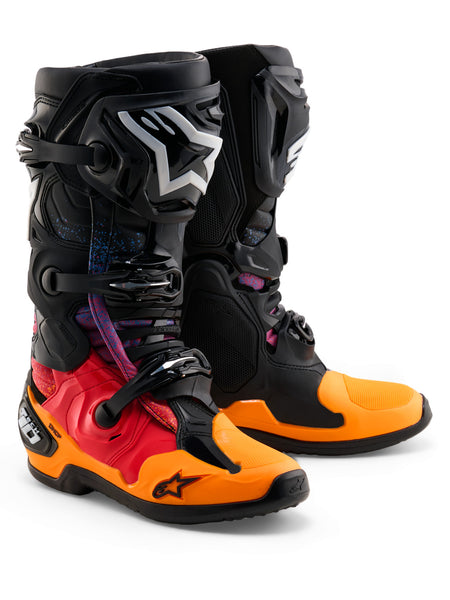 Boty Alpinestars Tech 10 limitovaná edice Black Hole černá/multicolor