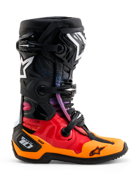 Boty Alpinestars Tech 10 limitovaná edice Black Hole černá/multicolor