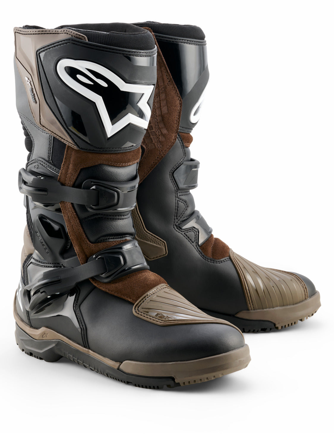 Boty Alpinestars Corozal V2 Adventure Drystar hnědé/černé
