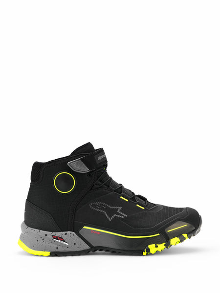 Boty Alpinestars CR-X Drystar černá/tmavě šedá/žlutá fluo