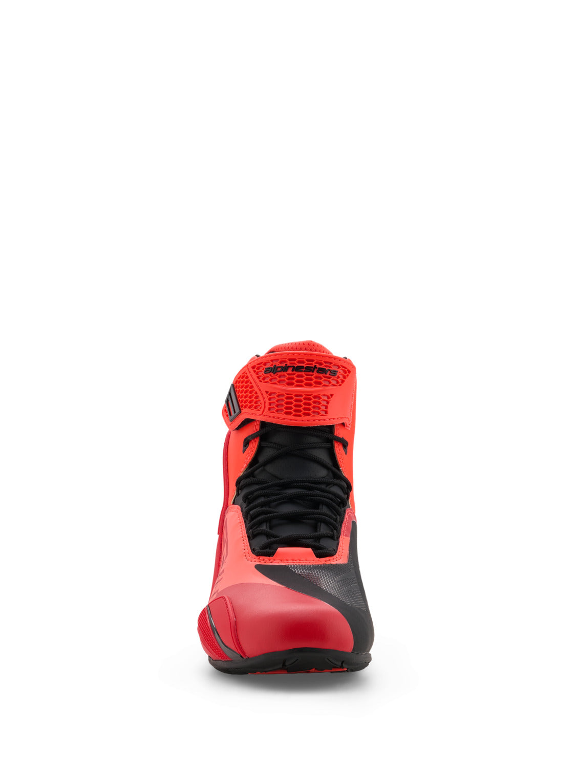 Boty Alpinestars FASTER-4 MM93 červená fluo/červená/černá