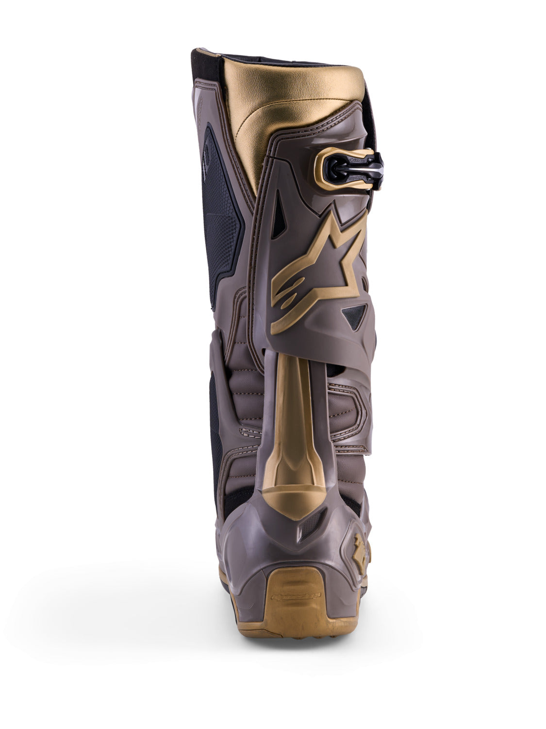Boty Alpinestars Tech 10 limitovaná edice AIR Gold hnědá/zlatá