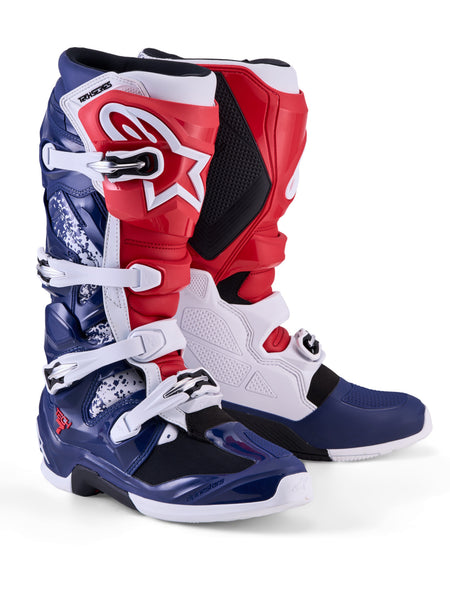 Boty Alpinestars Tech 7 limitovaná edice Unity červená/bílá/modrá