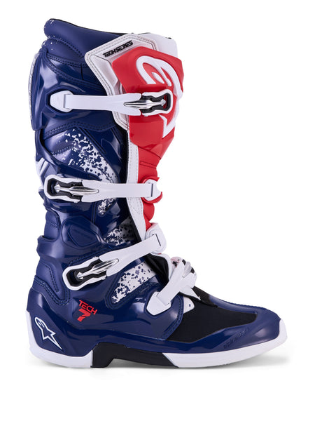 Boty Alpinestars Tech 7 limitovaná edice Unity červená/bílá/modrá