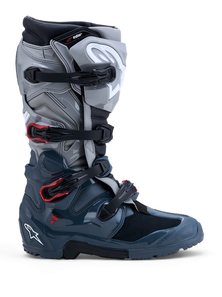 Boty Alpinestars Tech 7 Enduro Drystar tmavě šedá/světle šedá/červená