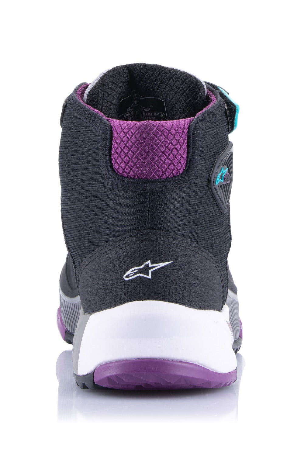 Dámské boty Alpinestars Stella CR-X Drystar černá/šedá/fialová/tyrkysová