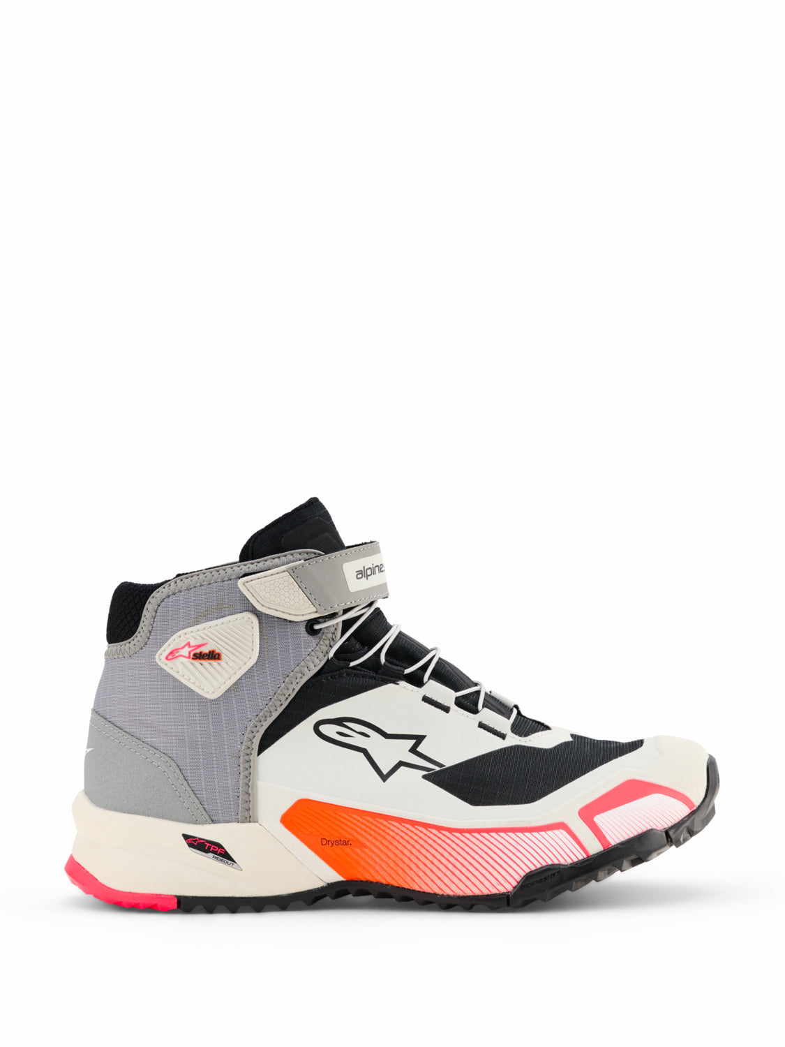 Dámské boty Alpinestars Stella CR-X Drystar bílá/světle šedá/černá/růžová fluo