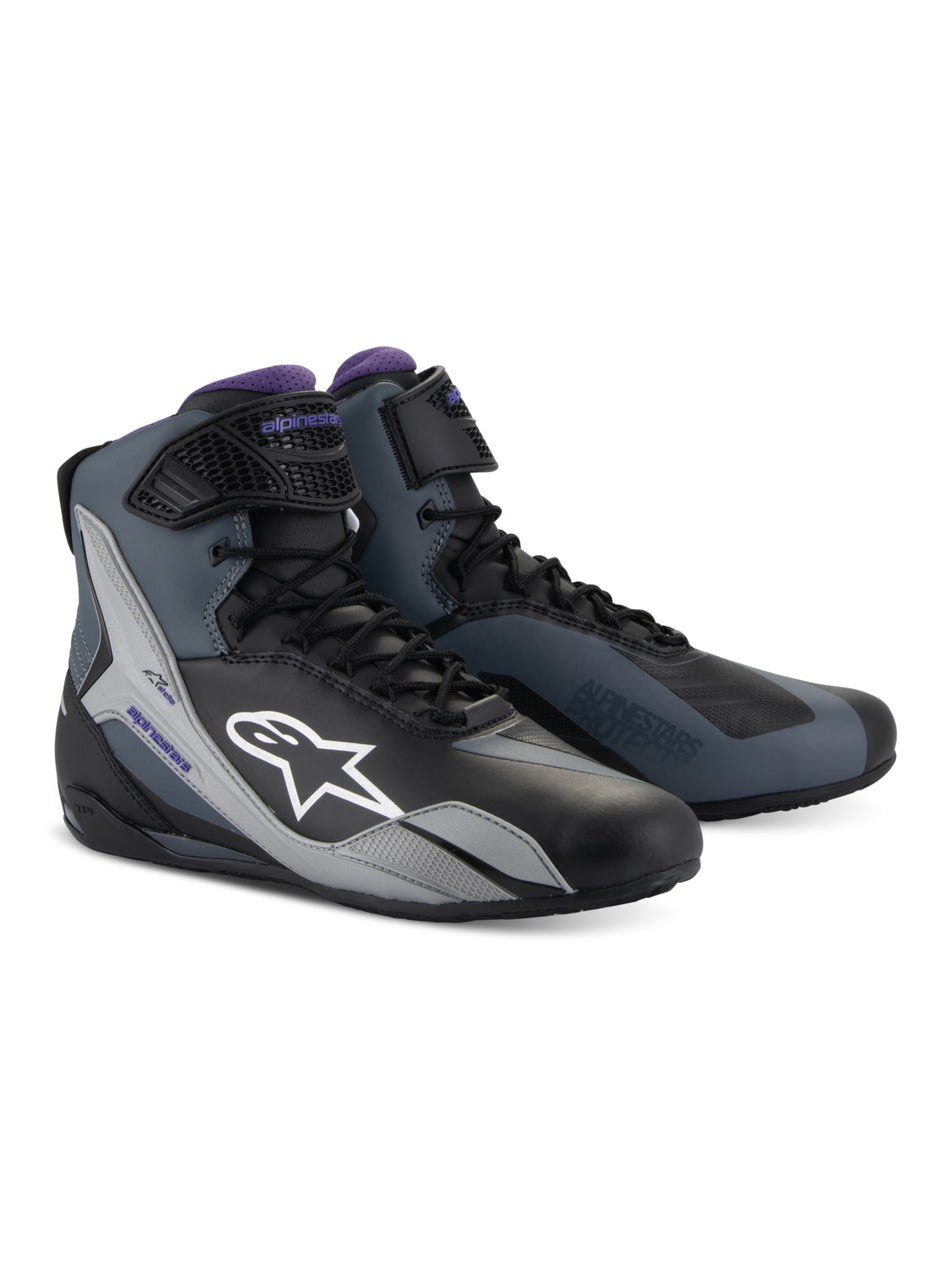 Dámské boty Alpinestars Stella FASTER-4 černá/šedá/fialová