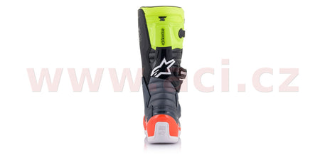 Dětské boty Alpinestars Tech 7 S šedá/červená fluo/žlutá fluo