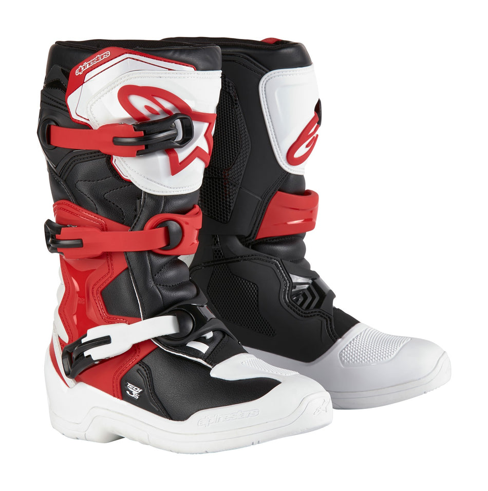 Dětské boty Alpinestars Tech 3S Youth bílá/černá/červená