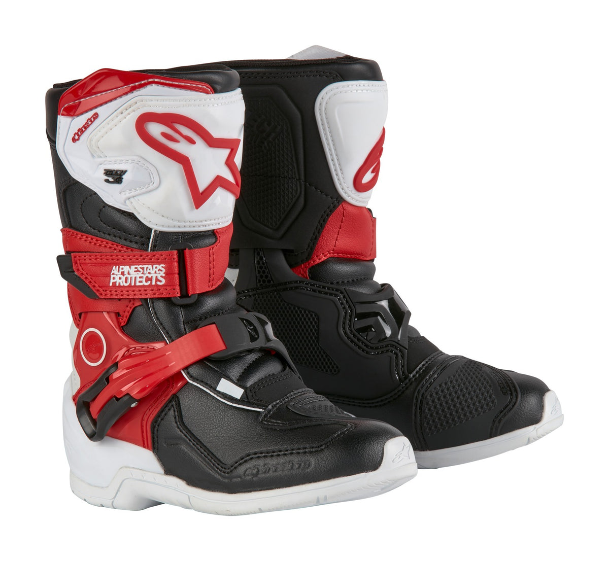 Dětské boty Alpinestars Tech 3S Kids bílá/černá/červená