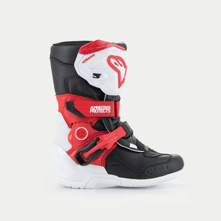 Dětské boty Alpinestars Tech 3S Kids bílá/černá/červená