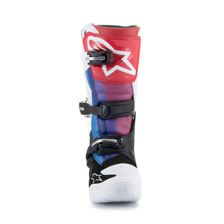Dětské boty Alpinestars Tech 7 S bílá/černá/červená/modrá/fialová