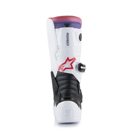 Dětské boty Alpinestars Tech 7 S bílá/černá/červená/modrá/fialová