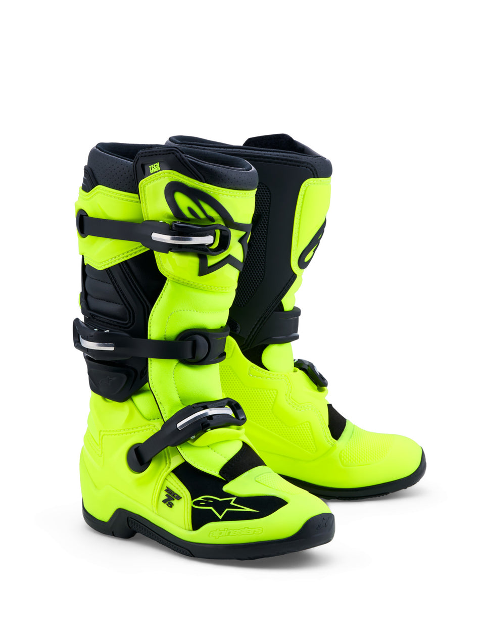 Dětské boty Alpinestars Tech 7 S žlutá fluo/černá