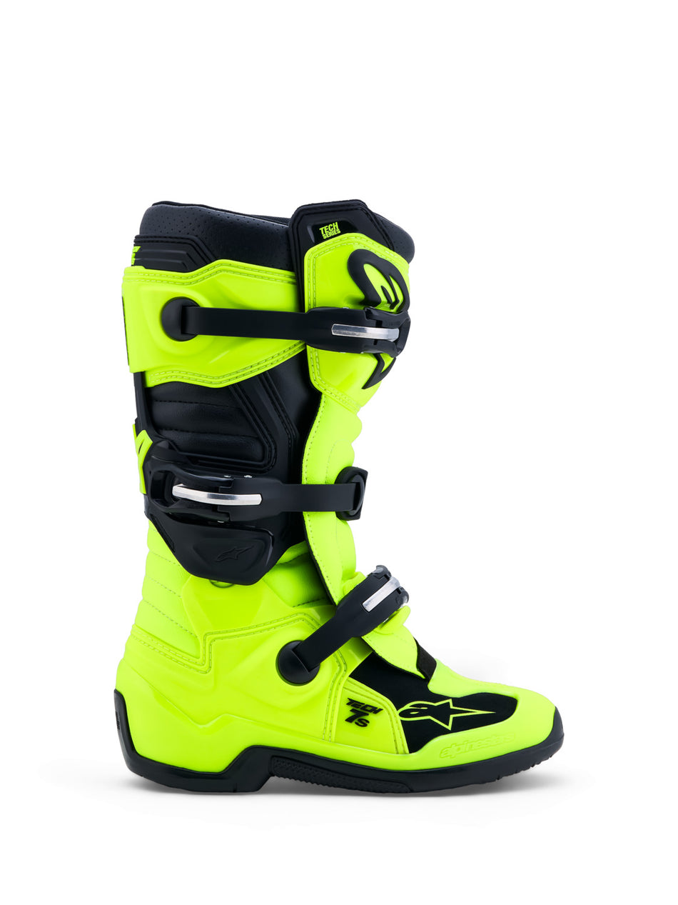 Dětské boty Alpinestars Tech 7 S žlutá fluo/černá