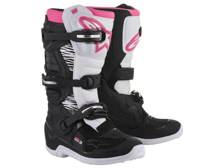 Boty Alpinestars Stella Tech 3 černé/bílé/růžové
