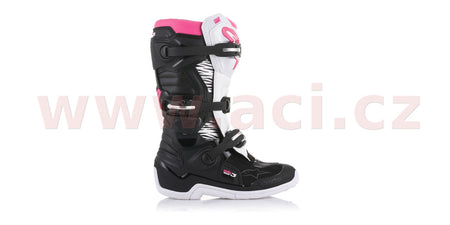 Boty Alpinestars Stella Tech 3 černé/bílé/růžové