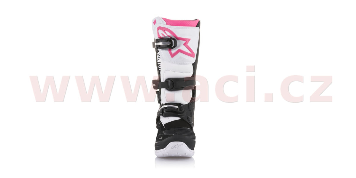 Boty Alpinestars Stella Tech 3 černé/bílé/růžové