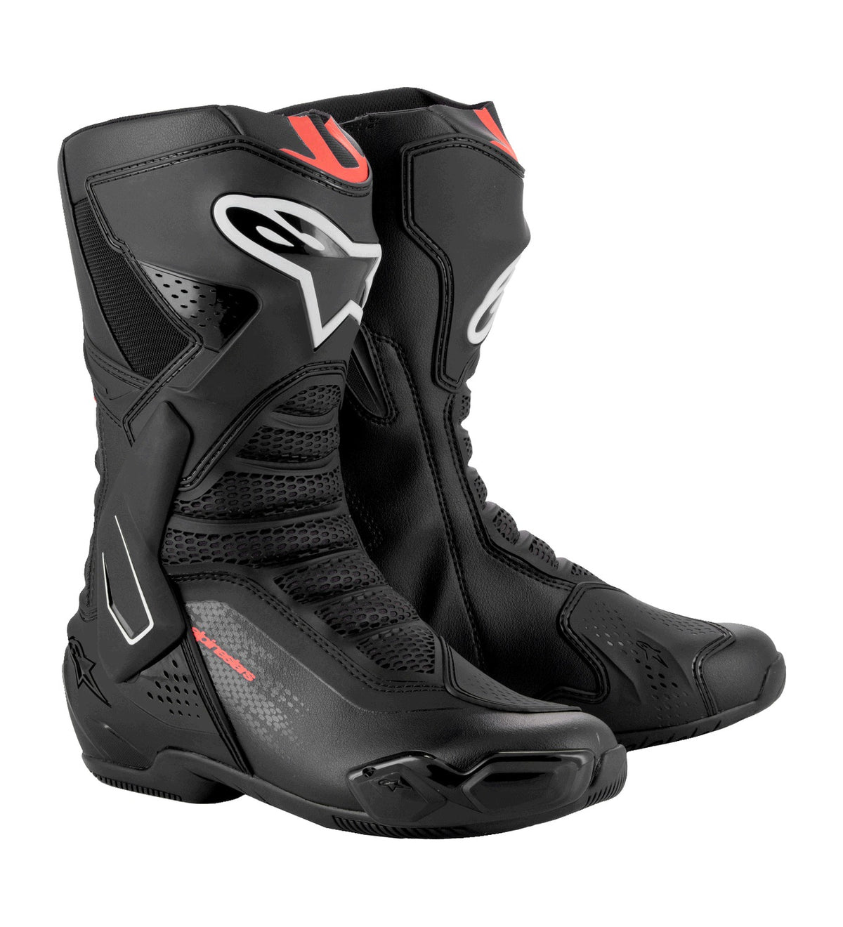 Boty Alpinestars SMX-6 3 černá/červená fluo