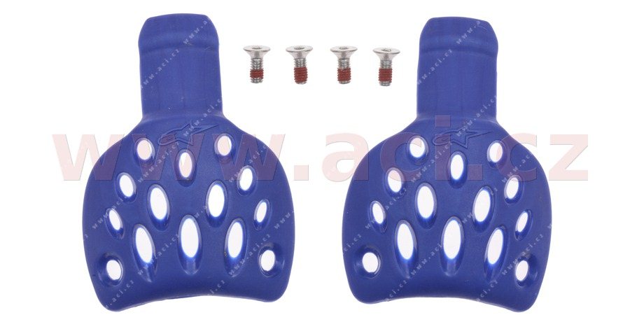 Slidery paty pro boty Alpinestars Supertech R modré, pár
