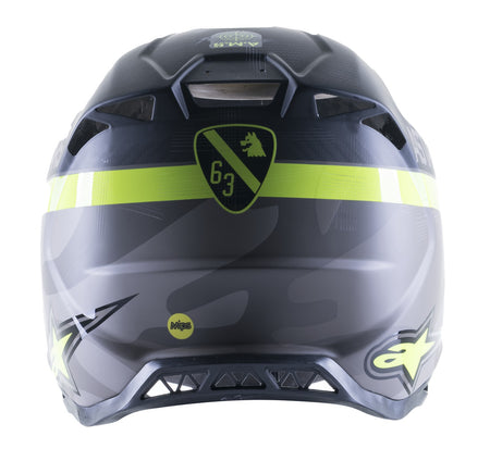Přilba Alpinestars Supertech S-M10 limitovaná edice AMS šedá/bílá/žlutá fluo/černá