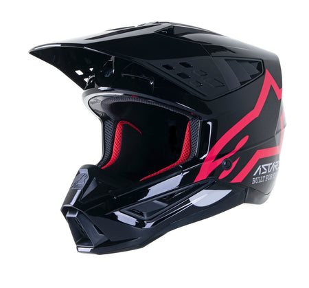 Přilba Alpinestars S-M5 Compass černá/růžová