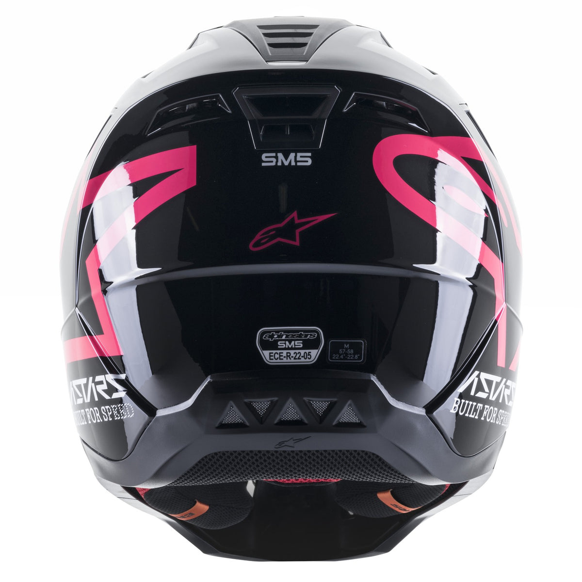 Přilba Alpinestars S-M5 Compass černá/růžová