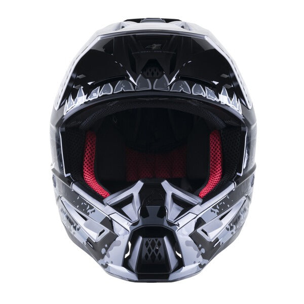 Přilba Alpinestars S-M5 Solar Flare černá/šedá