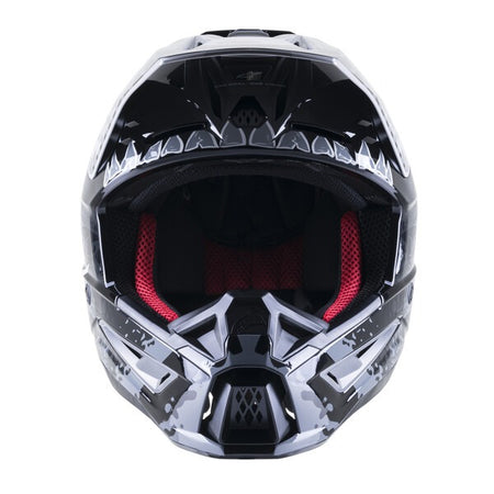 Přilba Alpinestars S-M5 Solar Flare černá/šedá