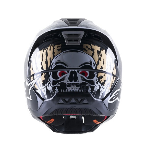 Přilba Alpinestars S-M5 Solar Flare černá/šedá