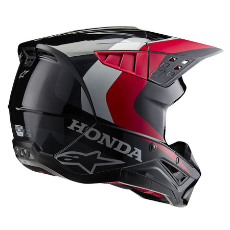 Přilba Alpinestars S-M5 Honda černá/červená/šedá