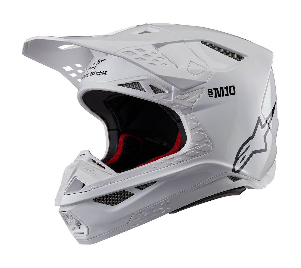 Přilba Alpinestars Supertech S-M10 Solid bílá