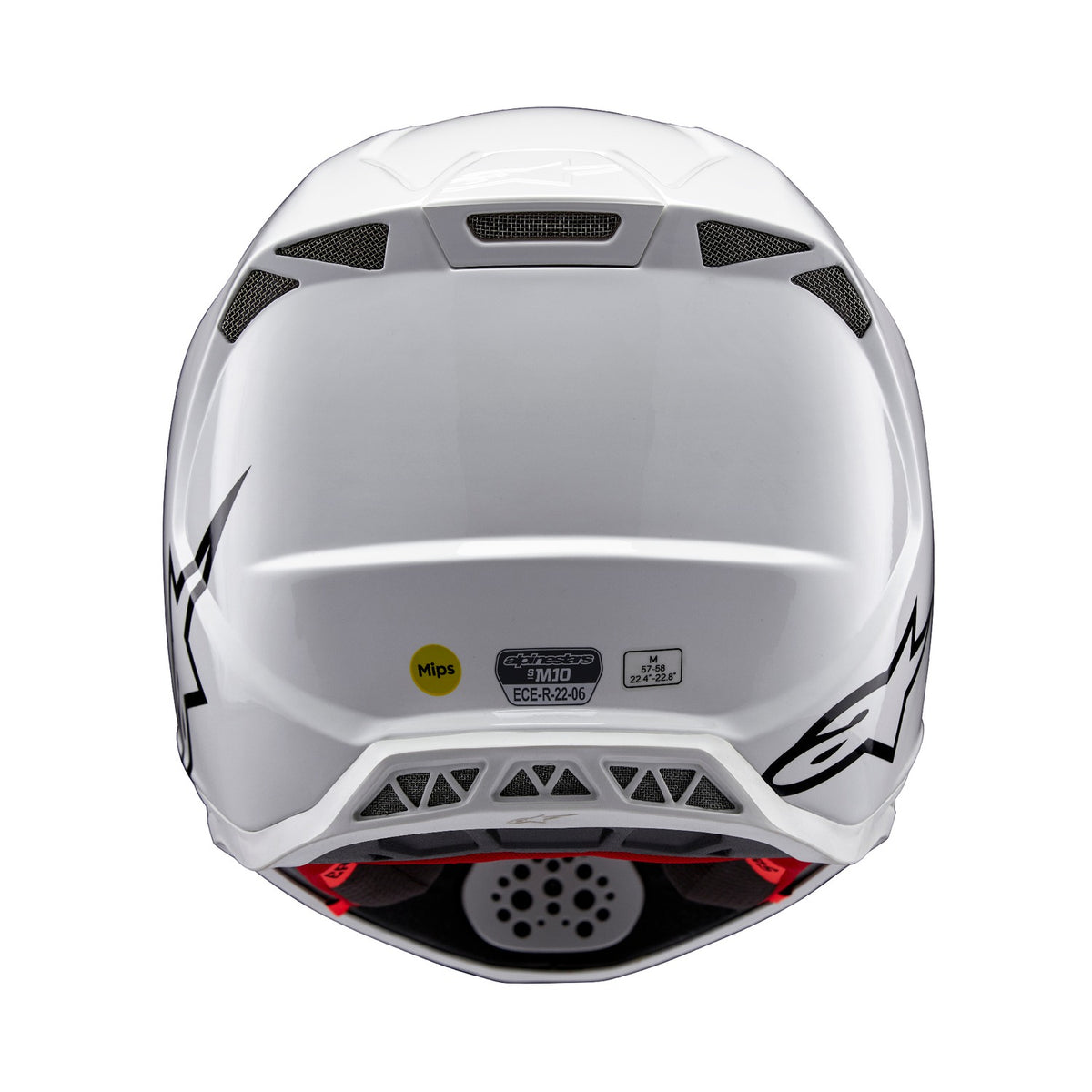 Přilba Alpinestars Supertech S-M10 Solid bílá