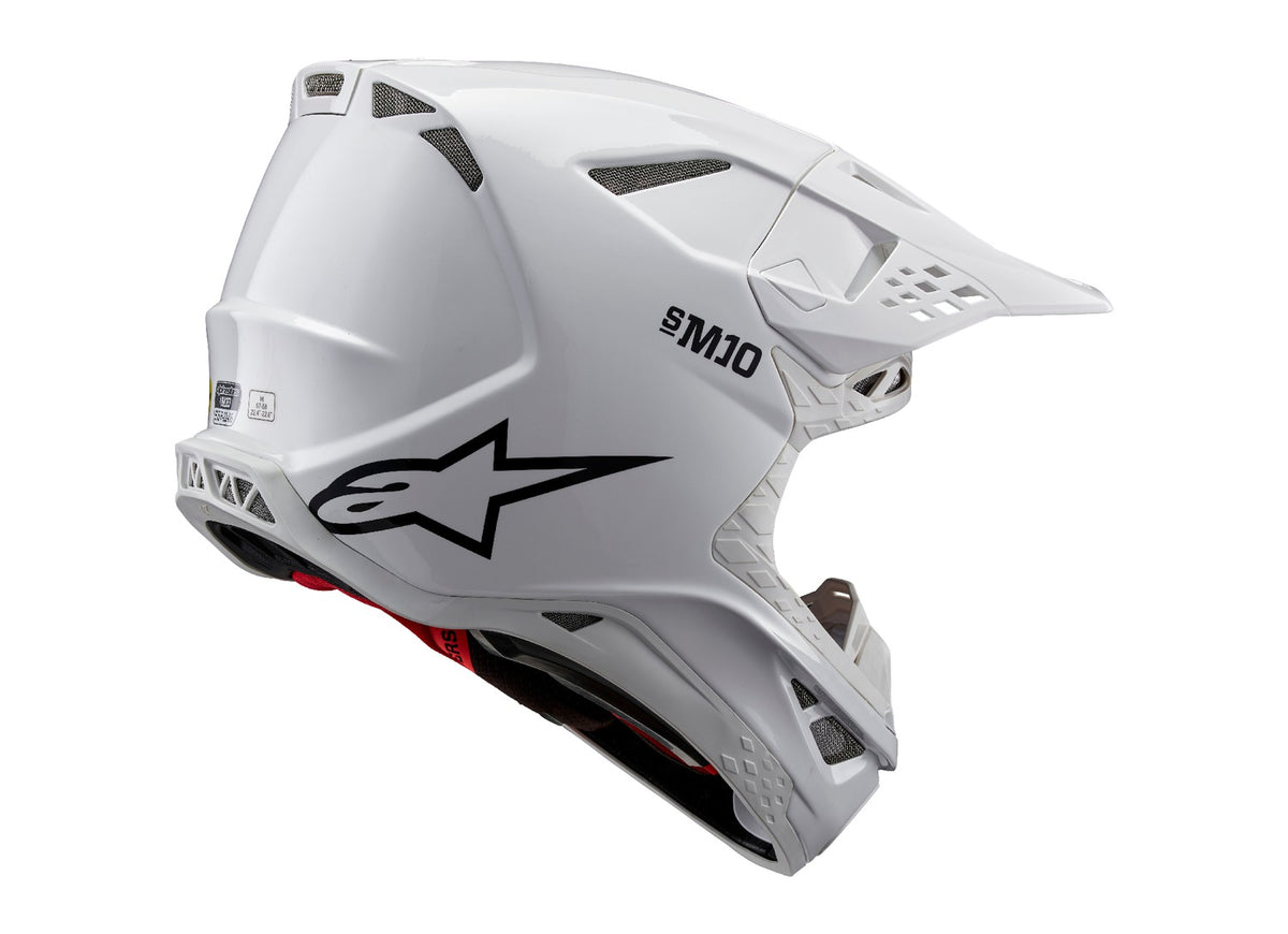Přilba Alpinestars Supertech S-M10 Solid bílá