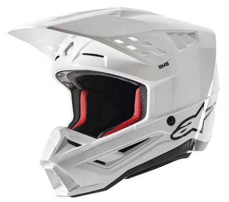Přilba Alpinestars S-M5 Solid bílá