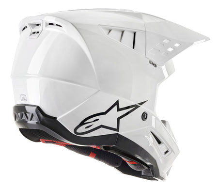 Přilba Alpinestars S-M5 Solid bílá