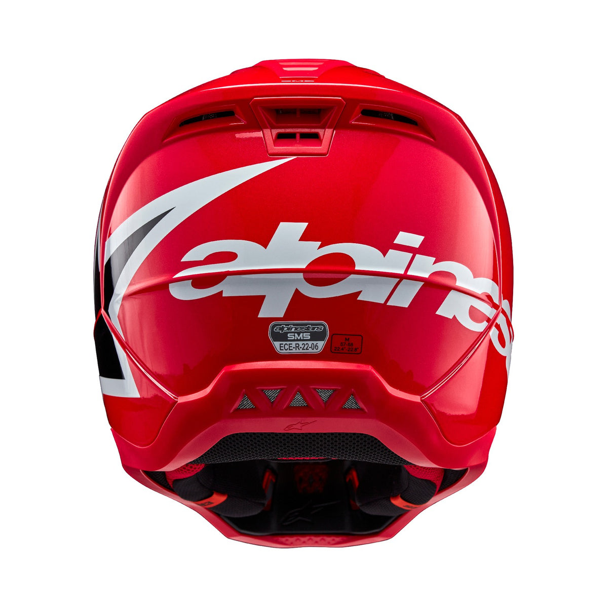 Přilba Alpinestars S-M5 Corp červená