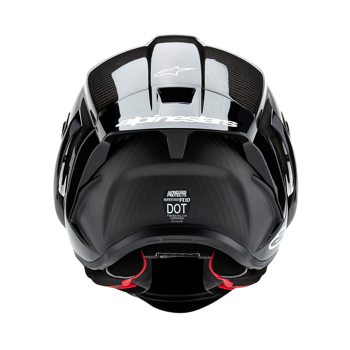 Přilba Alpinestars Supertech R10 Solid lesklý karbon/matný karbon