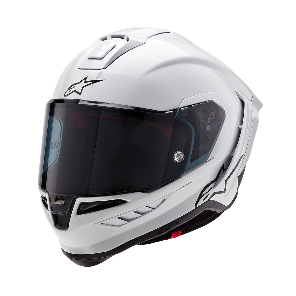 Přilba Alpinestars Supertech R10 Solid bílá/matný karbon