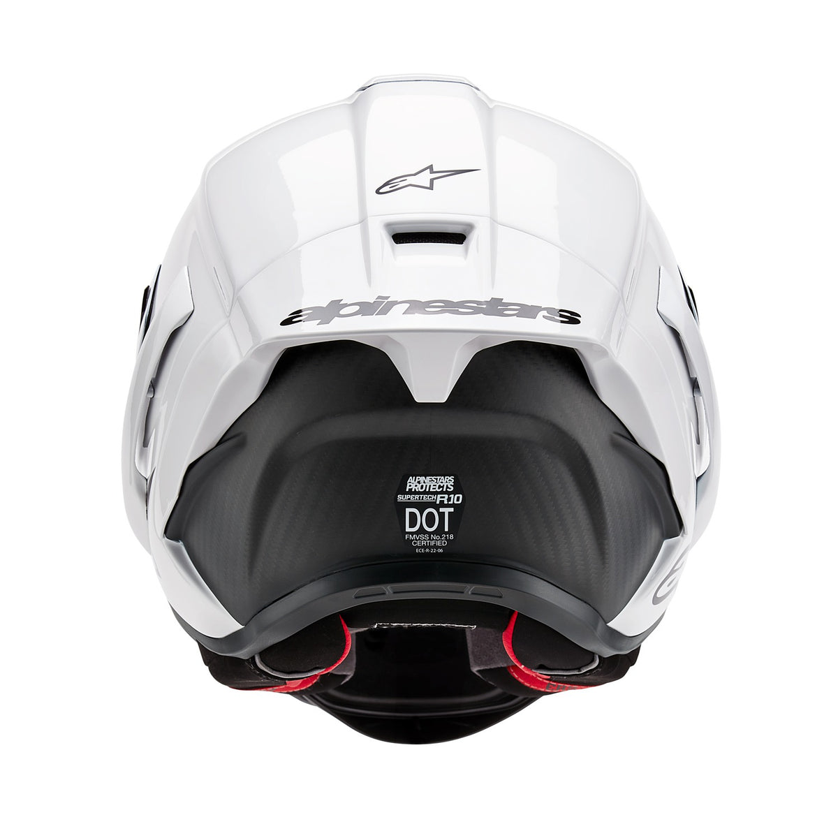 Přilba Alpinestars Supertech R10 Solid bílá/matný karbon