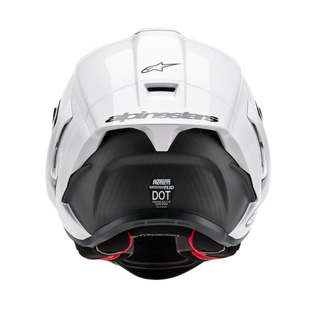Přilba Alpinestars Supertech R10 Solid bílá/matný karbon