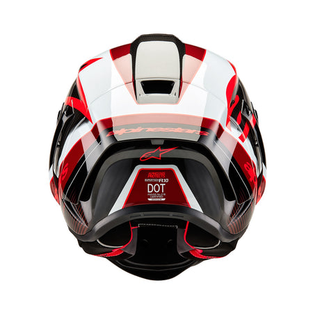 Přilba Alpinestars Supertech R10 Team karbon/červená/bílá