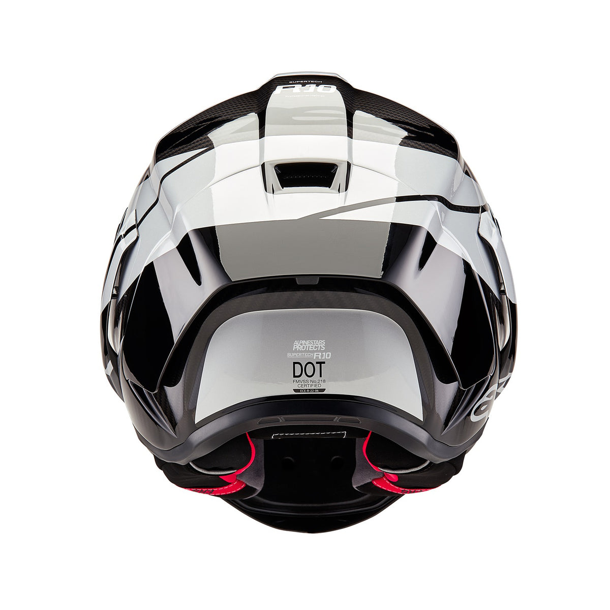 Přilba Alpinestars Supertech R10 Element karbon/stříbrná/černá