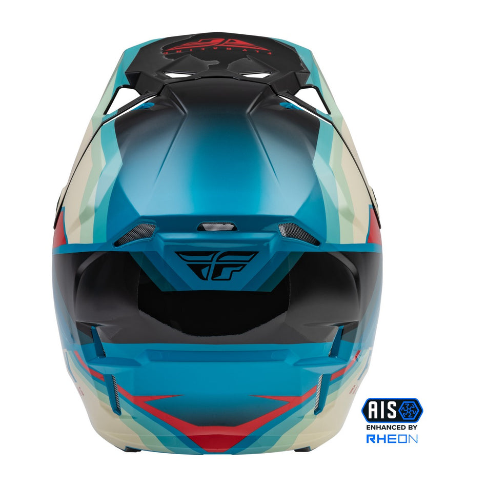 Přilba Fly Racing Formula CP černá/šedá/tyrkysová