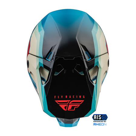 Přilba Fly Racing Formula CP černá/šedá/tyrkysová