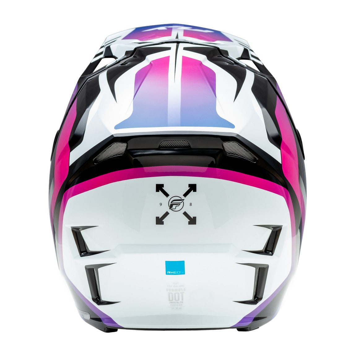 Přilba Fly Racing Formula CP bílá/černá/fialová
