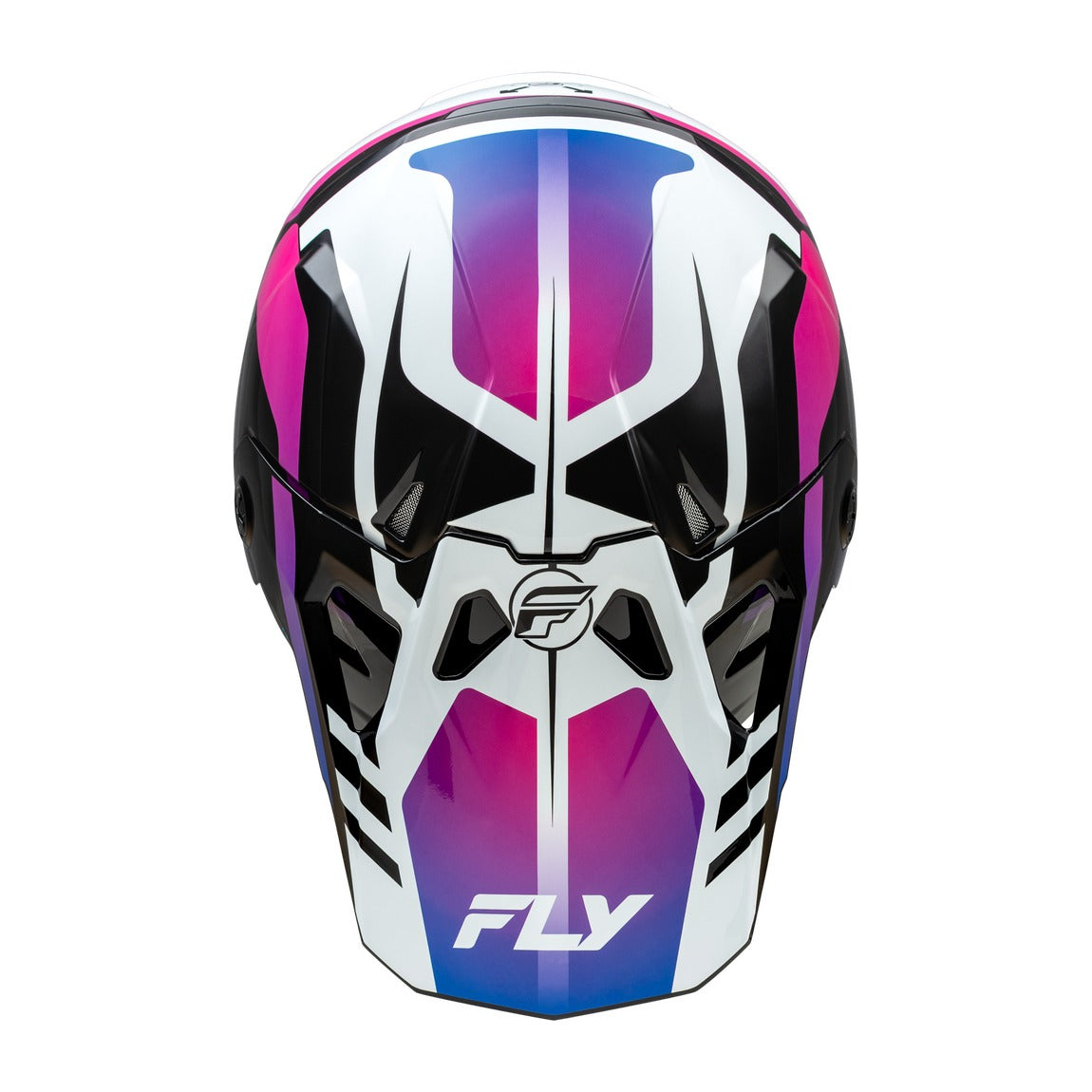 Přilba Fly Racing Formula CP bílá/černá/fialová